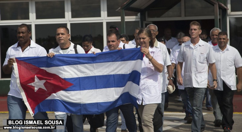 Defensores da escravidÃ£o choram com a partida dos cubanos
