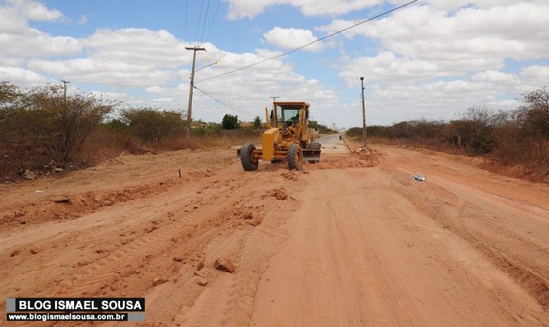 Prefeitura inicia obra de calÃ§amento no acesso aos conjuntos Geraldo Melo e Odete Rosado