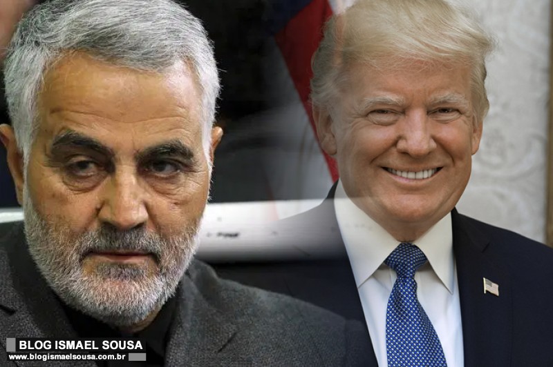 Trump posta foto da bandeira dos EUA apÃ³s morte de general da Guarda RevolucionÃ¡ria Iraniana