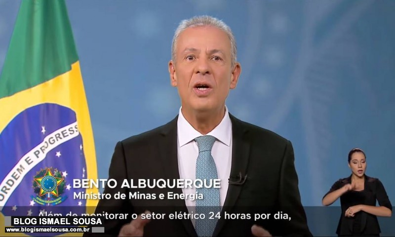 Ministro pede em rede nacional que o país economize energia elétrica