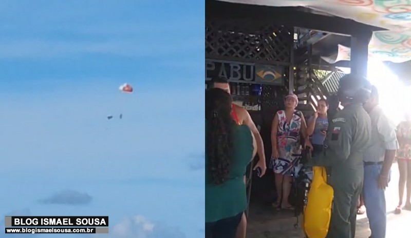 CorreÃ§Ã£o: Tripulante de caÃ§a da FAB se ejetou no mar, mas aviÃ£o nÃ£o caiu