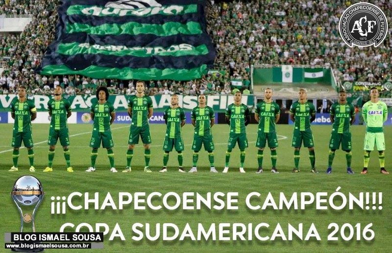 Conmebol declara Chape campeÃ£ Sul-Americana de 2016