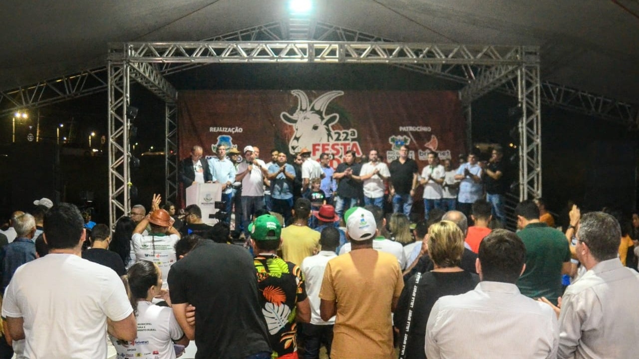 22ª Festa do Bode aberta oficialmente com expectativa de atrair 100 mil visitantes