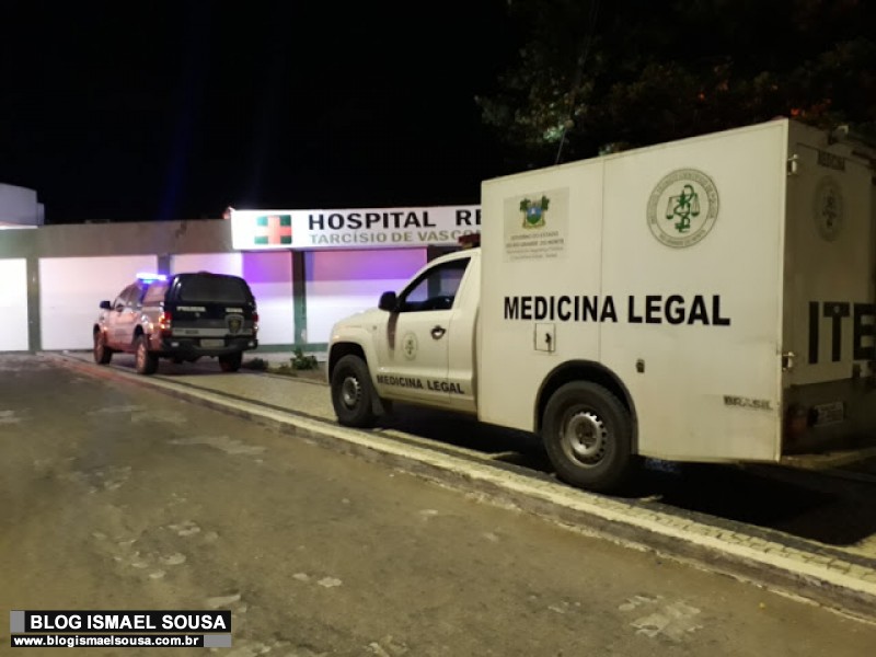 Paciente Ã© assassinado com sete tiros dentro do Hospital TarcÃ­sio Maia