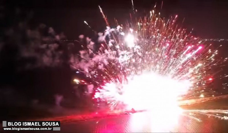 Queima de fogos deixa feridos em Grossos-RN
