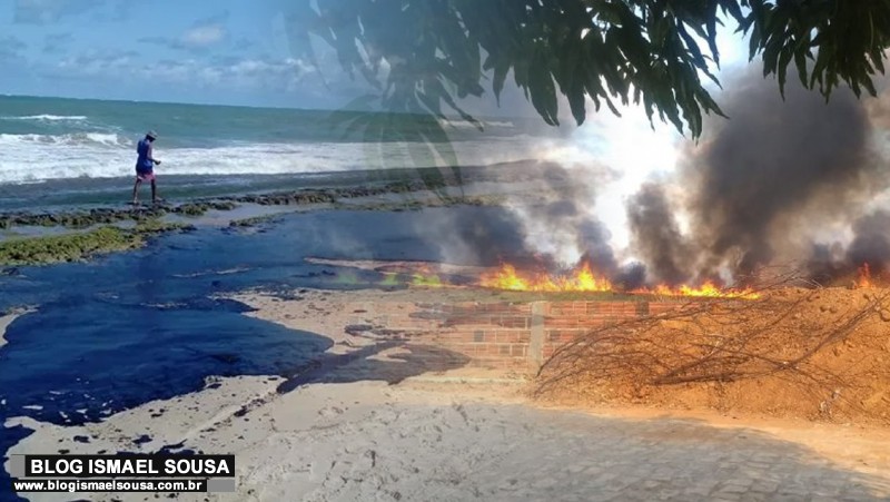 Ã“leo no litoral e incÃªndios no interior: o Nordeste sob ataque