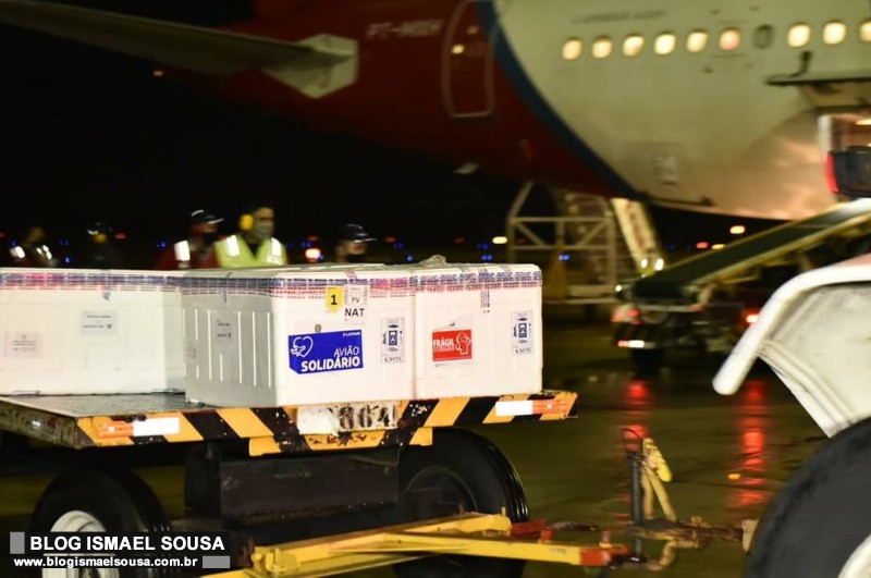 RN recebe novo lote com mais de 43 mil doses da Coronavac