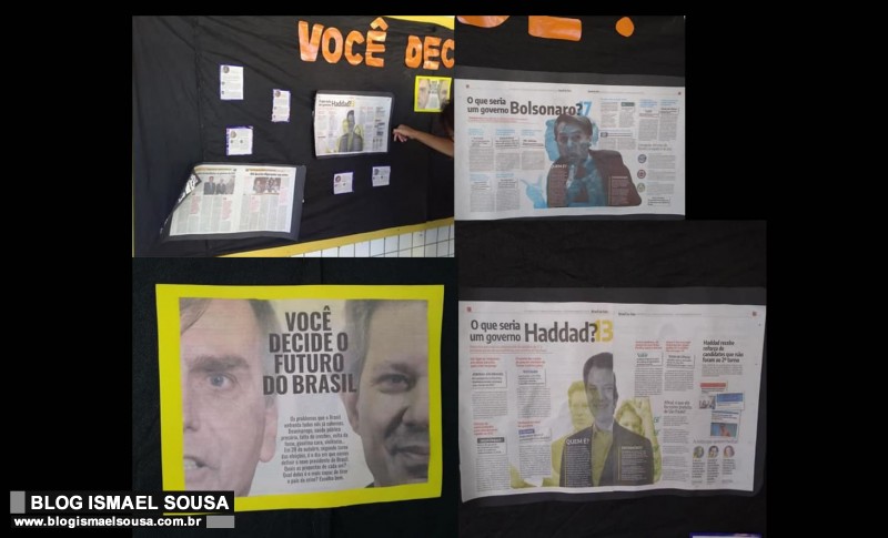 Mural de escola Ã© usado para propaganda polÃ­tica do PT em MossorÃ³