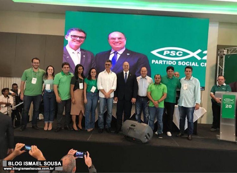 Coronel Azevedo assume presidÃªncia do PSC em evento com presenÃ§a do governador do RJ