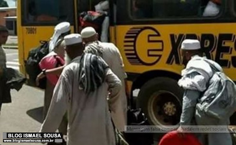 Boato sobre desembarque de refugiados muÃ§ulmanos em Areia Branca se espalha na internet