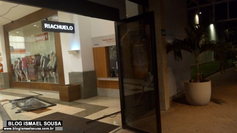 Partage Shopping Ã© arrombado na madrugada por assaltantes que miravam loja de joias