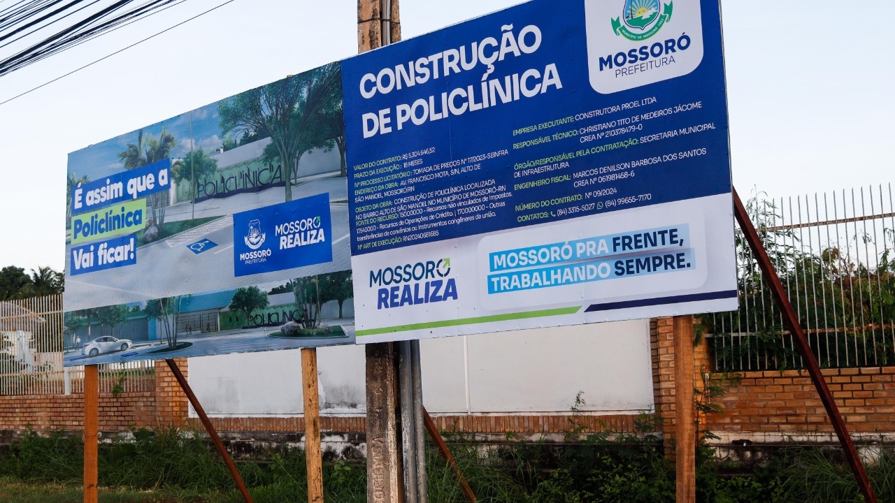 Prefeitura assina ordem de serviço para início das obras da Policlínica de Mossoró