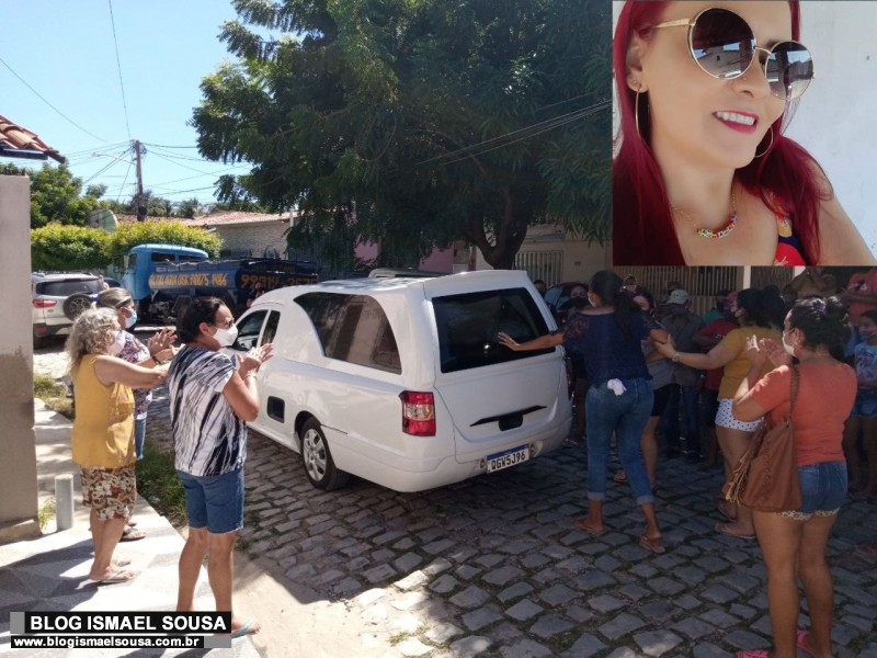 Comoção marca despedida de gestante vítima da Covid-19 em Mossoró