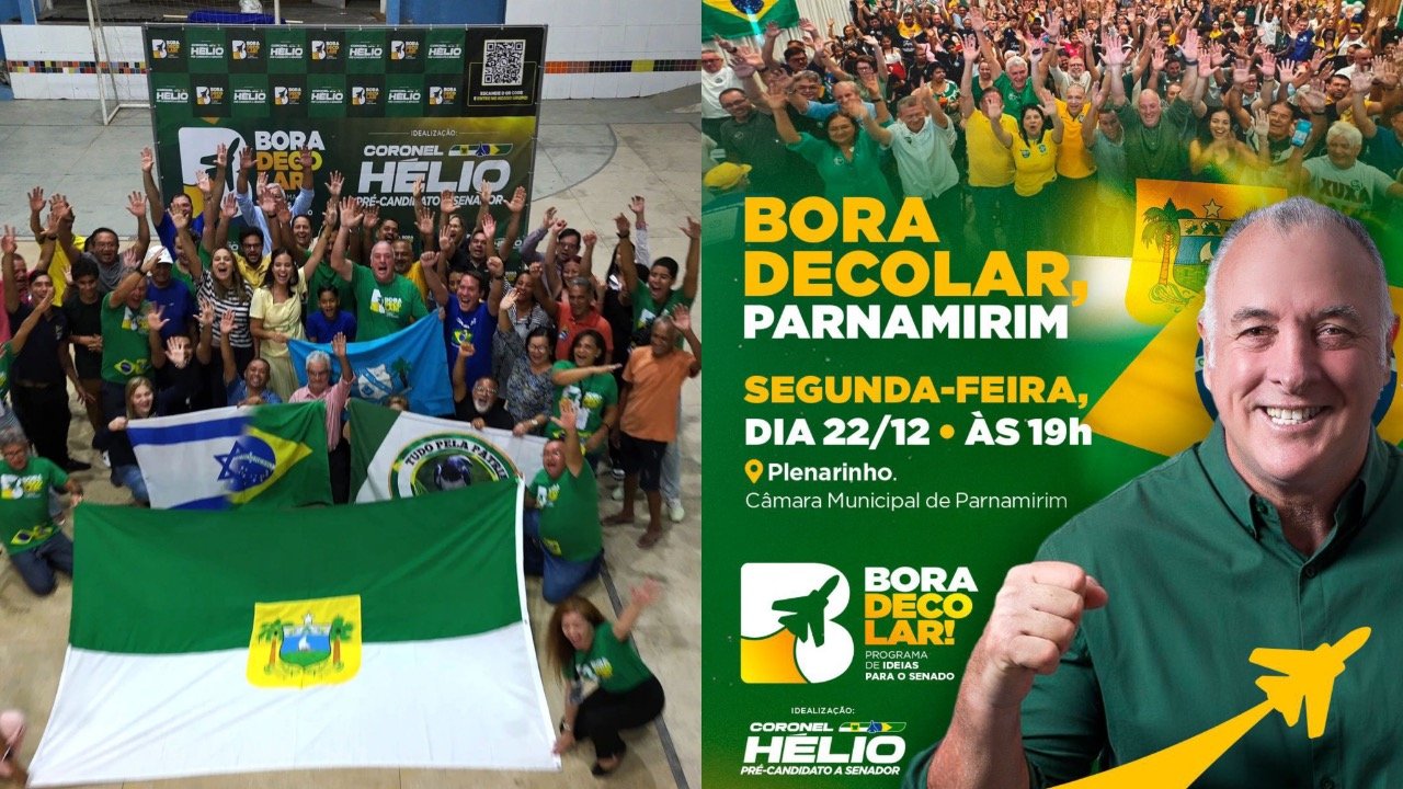 Coronel Hélio consolida plataforma Bora Decolar em Macaíba e anuncia lançamento em Parnamirim para segunda-feira