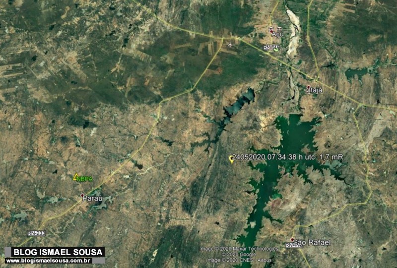 Tremor de terra Ã© registrado prÃ³ximo da Barragem Armando Ribeiro GonÃ§alves