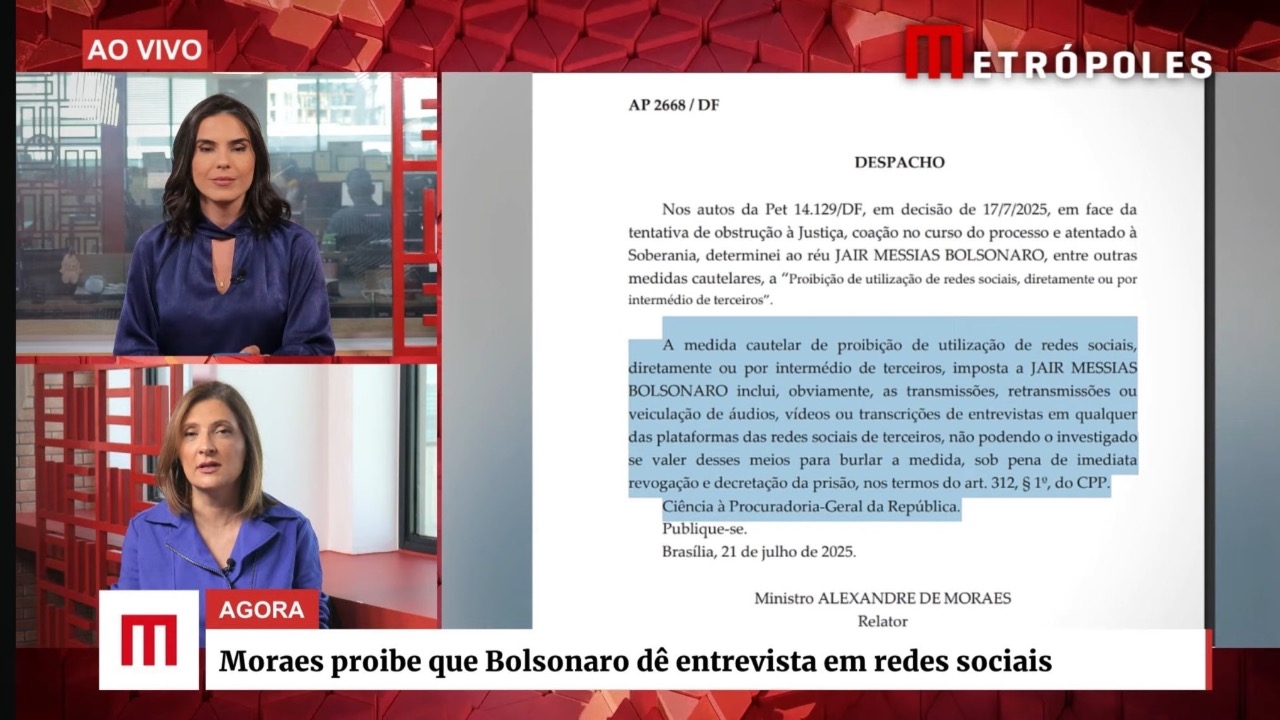 Só falta Moraes proibir Bolsonaro de respirar