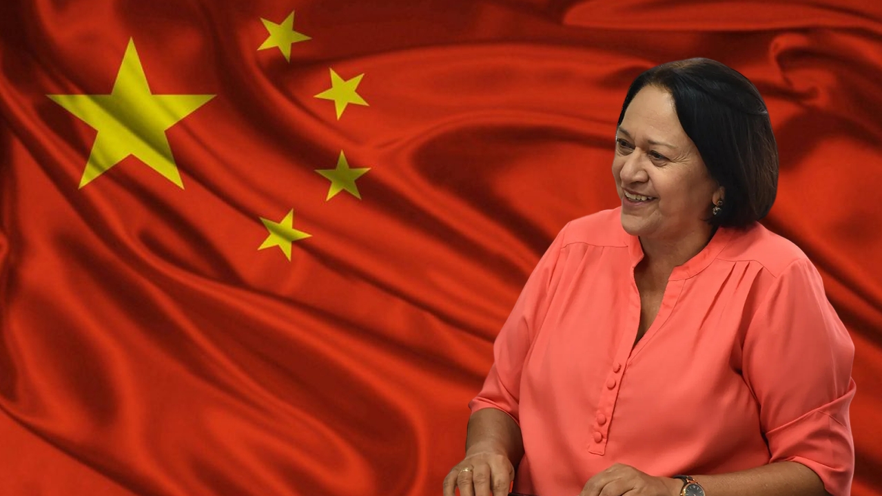 Fátima de malas prontas para embarcar rumo à China