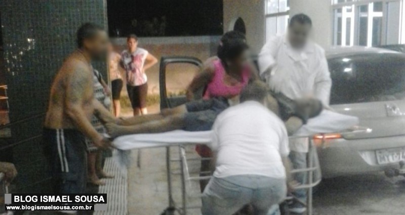 Jovem de 18 anos baleado no Santa Helena Ã© socorrido para a UPA do Santo AntÃ´nio