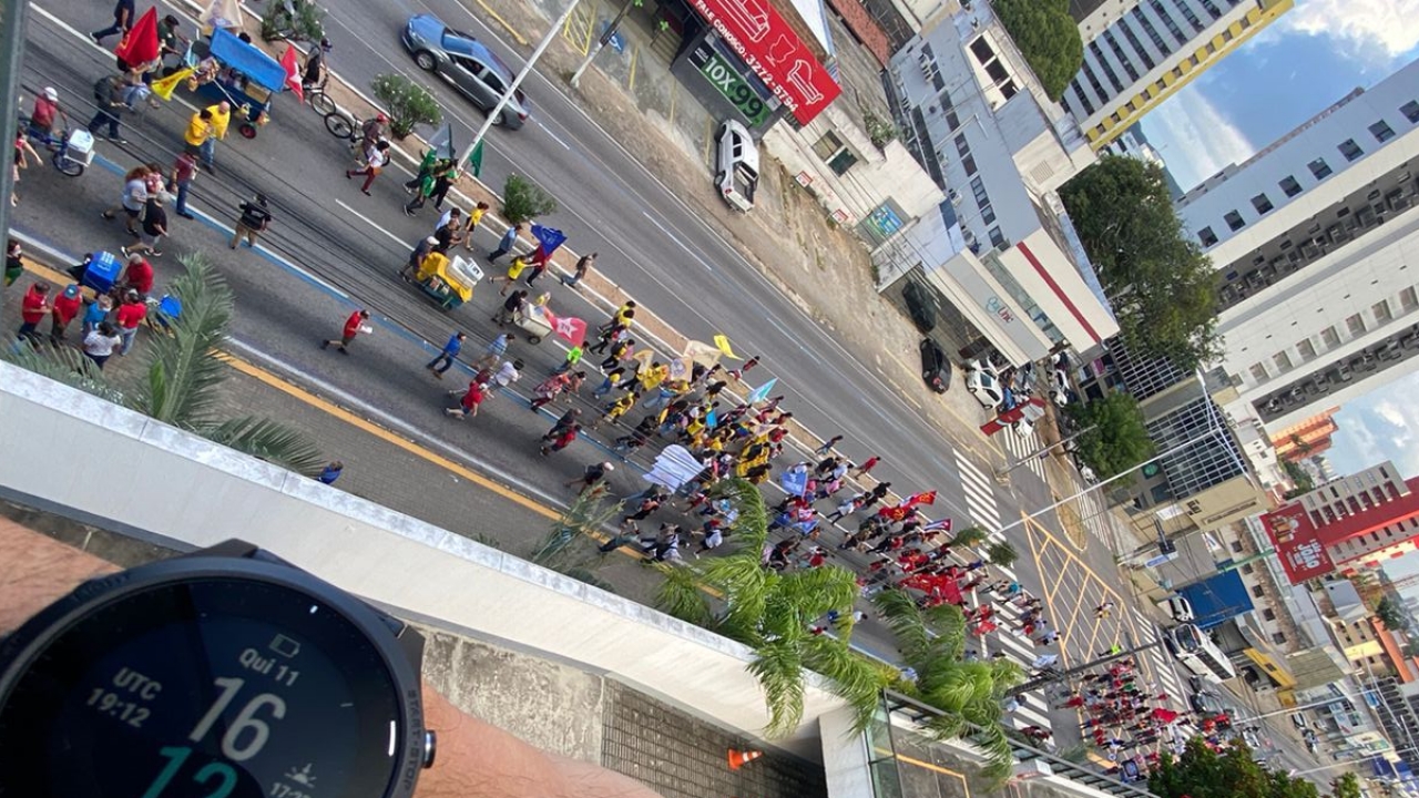 Ato em ‘Defesa da Democracia’ é marcado por baixa adesão popular em Natal