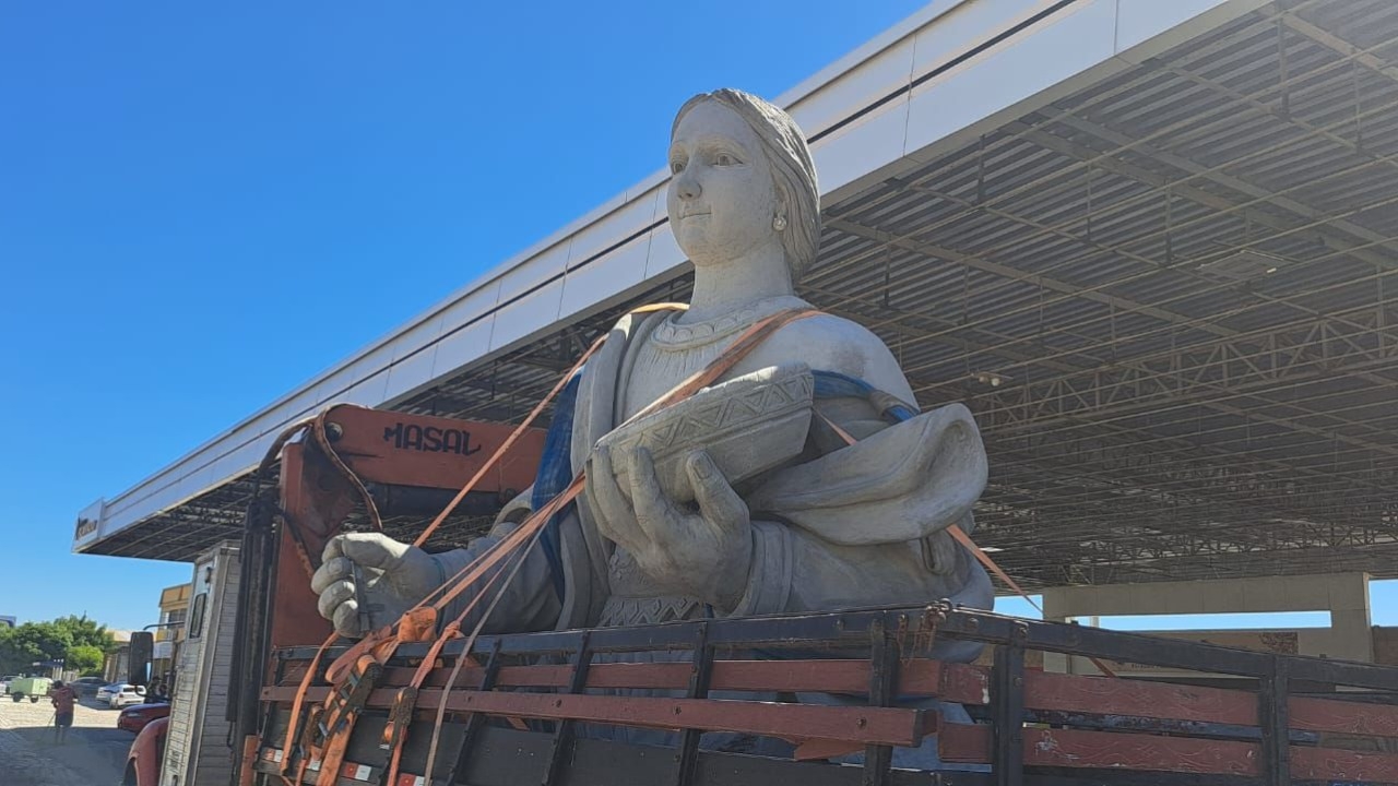 Santa Luzia ganhará estátua de 11,5 metros no Museu do Sertão, em Mossoró