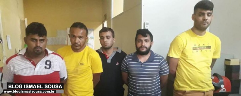 Cinco suspeitos integrarem bando de assalto a bancos sÃ£o presos na Nova MossorÃ³