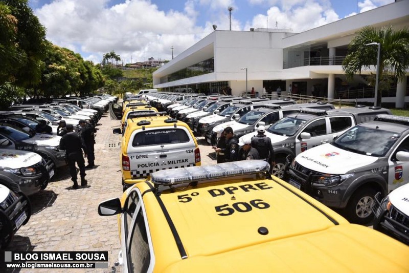Novas viaturas adquiridas pelo Governo Federal sÃ£o entregues Ã  PolÃ­cia Militar do RN