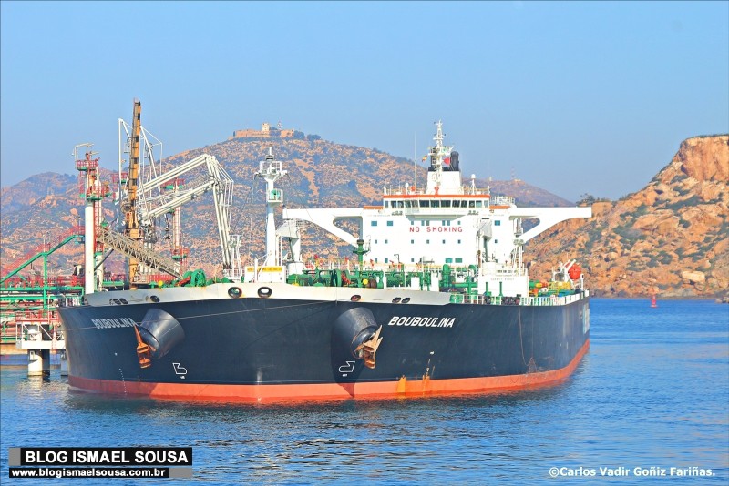 Navio Bouboulina, da empresa Delta Tankers, Ã© o responsÃ¡vel pelo vazamento de petrÃ³leo segundo a PF