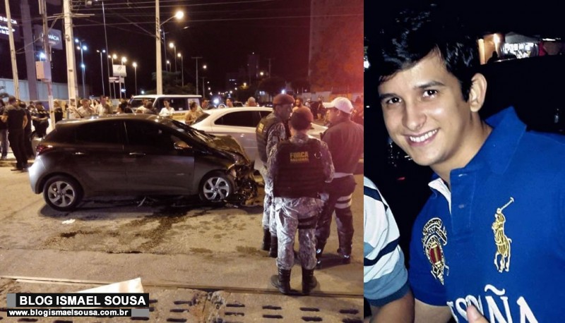 Jovem Ã© baleado, colide com viatura e morre apÃ³s tentar fugir de assaltantes em MossorÃ³