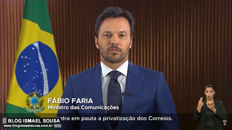 Com a privatização, os Correios vão conseguir crescer e competir, diz Fábio Fária em pronunciamento