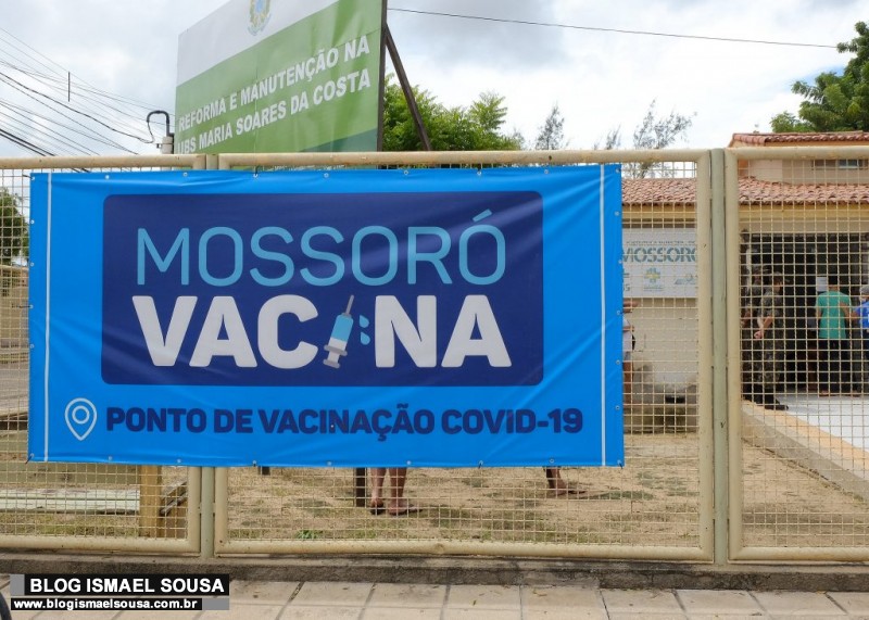 Mossoró inicia vacinação de pessoas com comorbidades e deficiência na faixa etária dos 45 anos