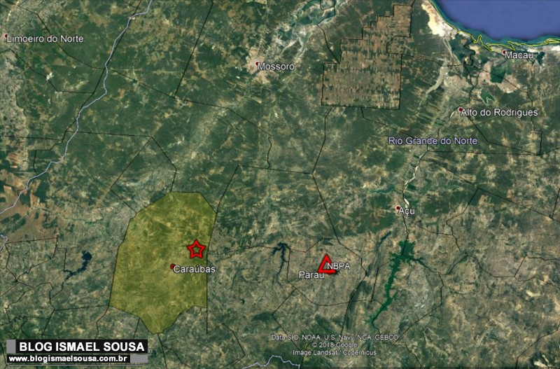 Novo tremor Ã© registrado em CaraÃºbas/RN