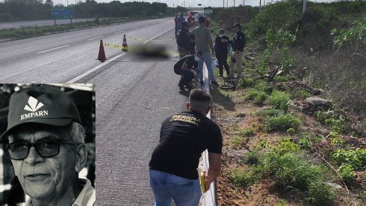 Motorista que atropelou e matou servidor da Emparn  se apresenta à delegacia em Mossoró