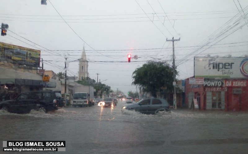 Temporal atinge MossorÃ³ na tarde desta quarta