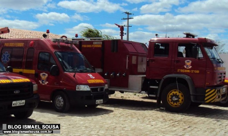 Bombeiros militares tambÃ©m cruzaram os braÃ§os por completo em MossorÃ³