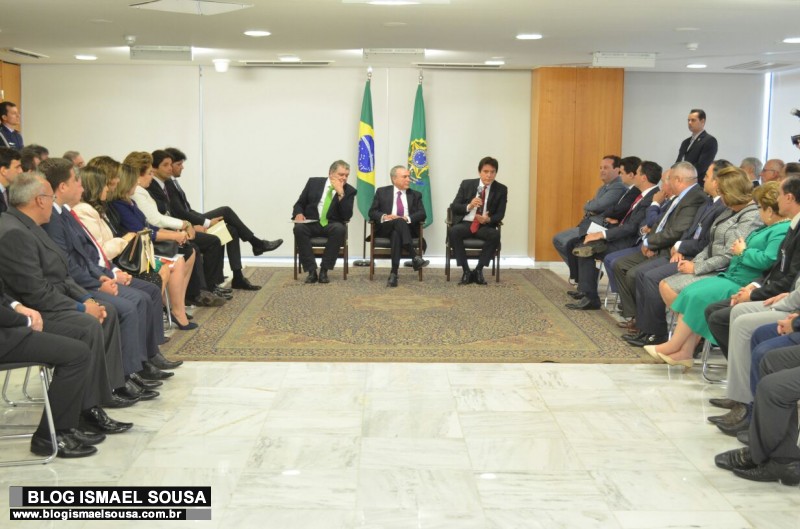 Comitiva do RN se reÃºne com presidente Temer para discutir indÃºstria salineira