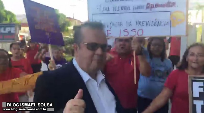 Em MossorÃ³, RogÃ©rio Marinho ironiza manifestantes: "Eles ainda nÃ£o entenderam que a boquinha acabou"