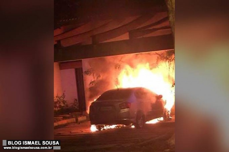 Manifestantes petistas atiram coquetel molotov contra casa de vizinha de Temer e provocam incÃªndio