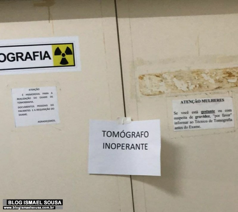 Governadora visita HRTM e encontra tomógrafo quebrado