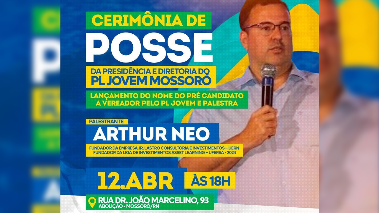 PL Jovem Mossoró realiza cerimônia de posse e investe na formação da juventude política