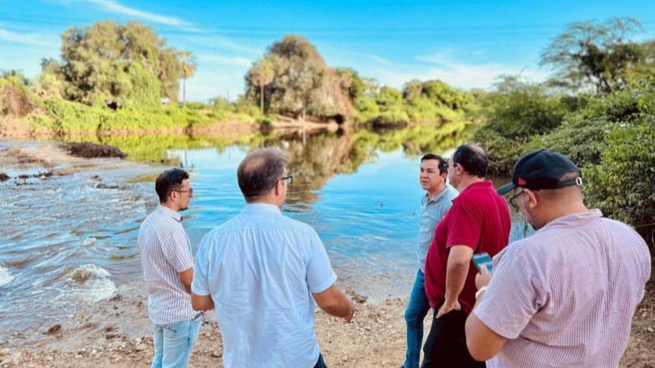 Deputado Neilton esteve em Felipe Guerra para averiguar problema ocasionado por cheia do Rio Apodi-Mossoró