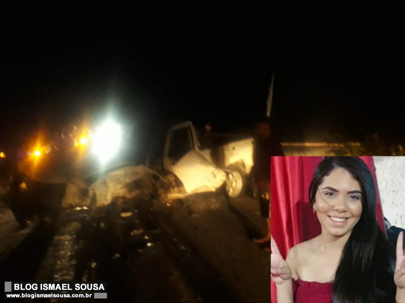 Acidente na estrada de Ponta do Mel deixa jovem de 22 anos morta neste domingo