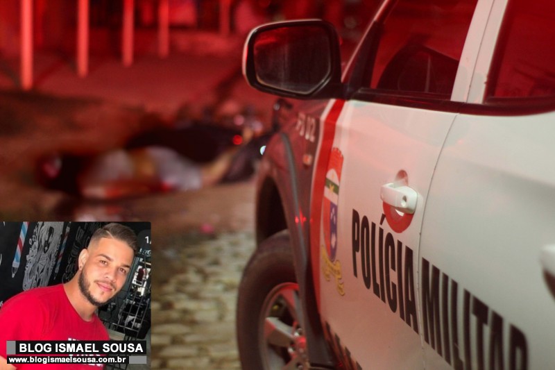 Jovem é morto a tiros enquanto trafegava de moto no bairro Pintos