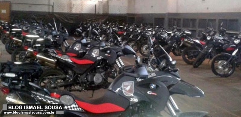 Motocicletas da ROCAM da PolÃ­cia Militar param por falta de manutenÃ§Ã£o