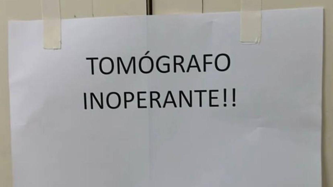Tomógrafo do HRTM quebra novamente