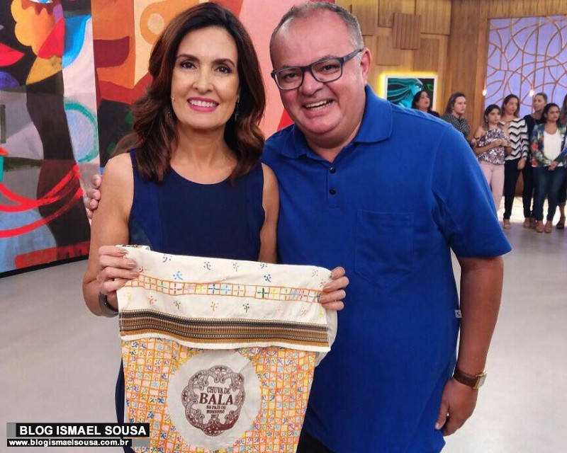 Mossoroense participa do Encontro e convida FÃ¡tima para assistir o Chuva de Bala