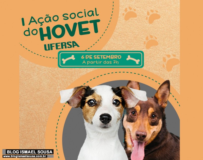 Hospital VeterinÃ¡rio da Ufersa realiza aÃ§Ã£o social nesta sexta