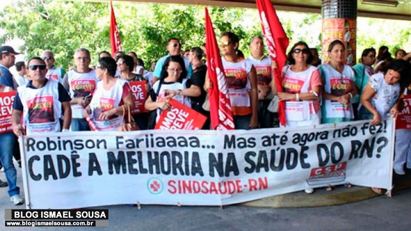 SaÃºde do RN vai parar no dia 30 de agosto
