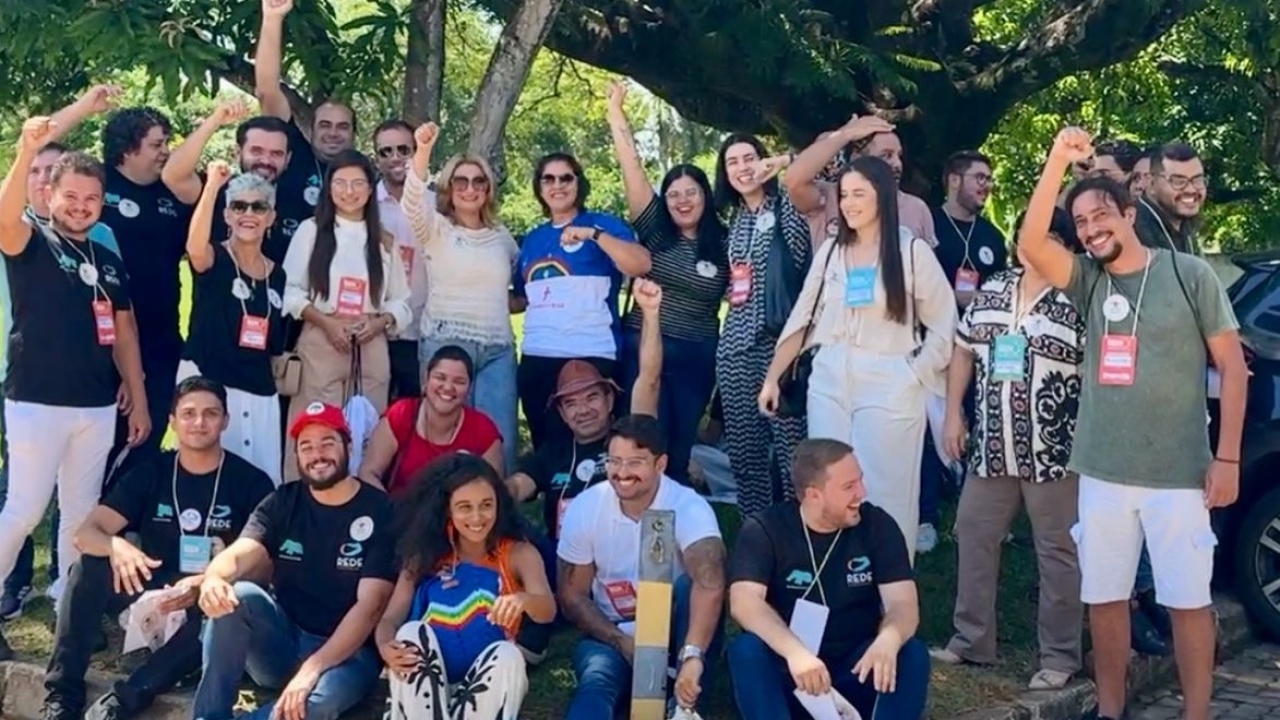 João Gentil lidera comitiva potiguar em evento do Rede em Brasília 