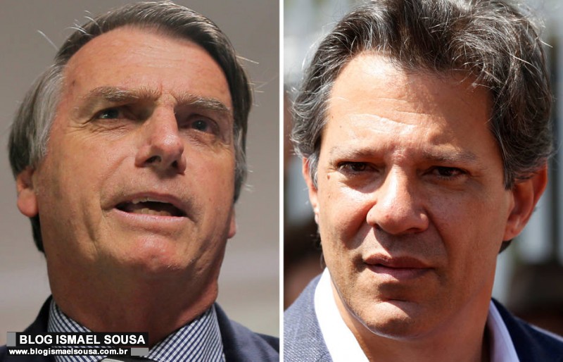 Ibope: No 2Âº turno, Bolsonaro tem 59% dos votos vÃ¡lidos e Haddad, 41%