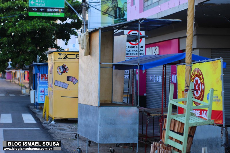 "Vi camelô chorando porque não tinha o que comer", diz comerciante do Centro de Mossoró